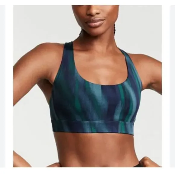 Victorias Secret Flow on Point Strappy Back Minimal Support Sports Bra XS New - Picture 4 of 4